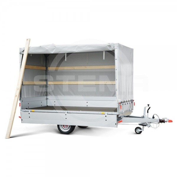 125 cm Hochplane und -spriegel PREMIUM für Rückwärtskipper SHRK