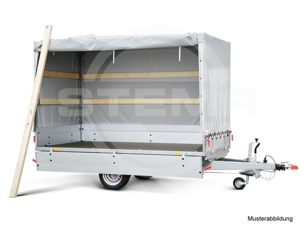 100 cm Hochplane und -spriegel PREMIUM für Rückwärtskipper Rocko Smart (RKE..-30-15..)