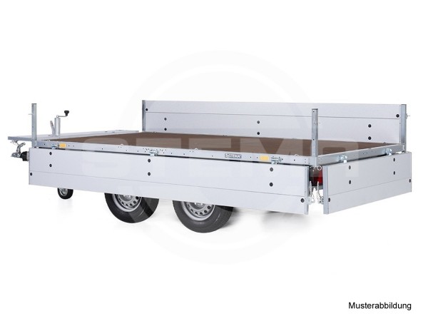 Bordwandaufsatz PREMIUM 35 cm hoch 2 mm Stahl für 3-Seiten-Kipper TRIUS ab 2018