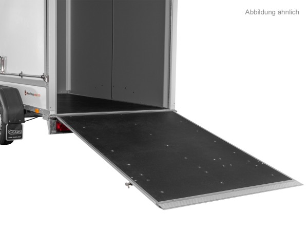 Auffahrklappe statt Hintertüren (750 kg, inkl. Hebehilfe)