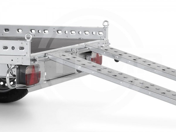 Motorrad - Auffahrrampe inklusive Gleitschiene (Scharniere Ø16mm bis ca. Mitte 2022)