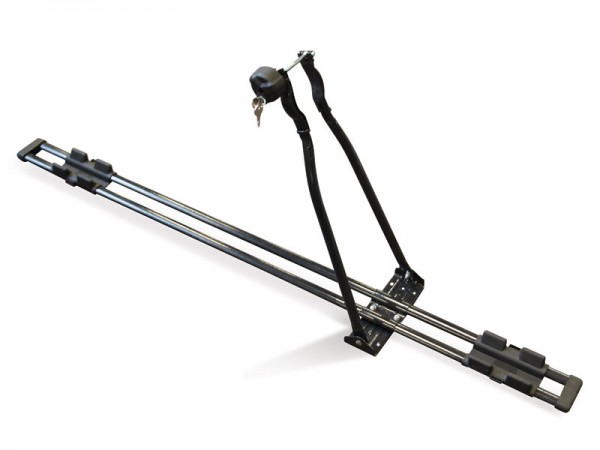 1 Fahrradstandschiene mit Bügel (Bügel absperrbar)