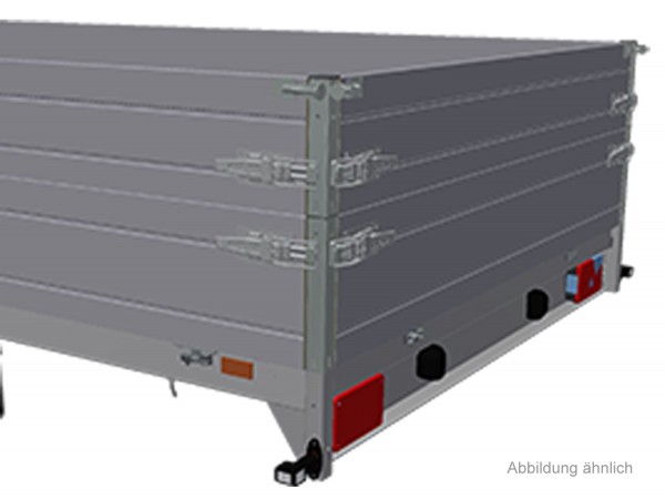 Aufsatzbordwände 30 cm mit Spannverschlüsse