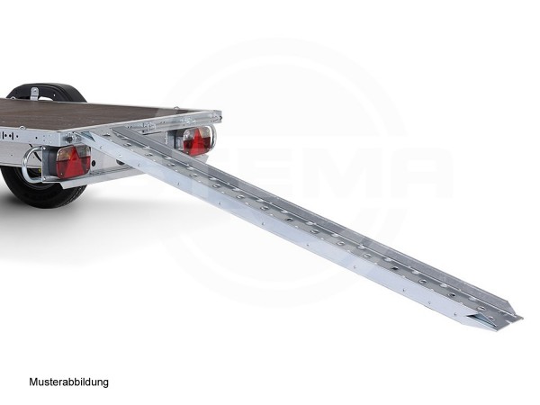 Motorrad - Auffahrrampe inklusive Gleitschiene (Scharniere Ø12mm ab ca. Mitte 2022)