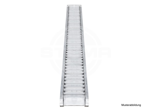 Aluminiumrampen inklusive Gleitschiene für Kofferanhänger S-Box