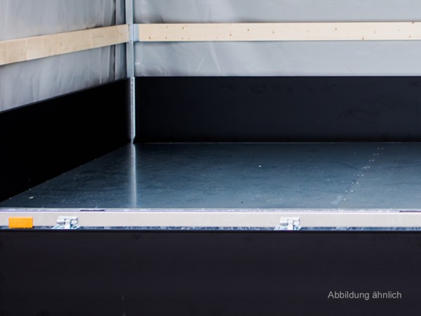 Stahlblechplatte auf Boden (3 Teilen)