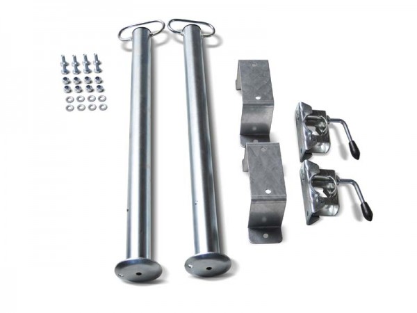 2 St. Schiebestützen Steely lose
