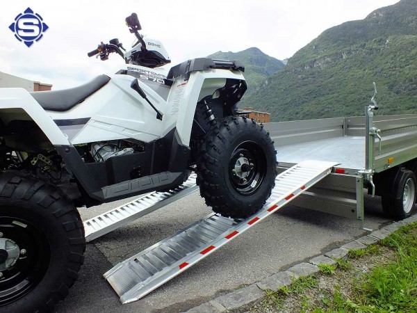 Alu Auffahrrampen L: 2000, B: 300 max. 2000kg Traglast