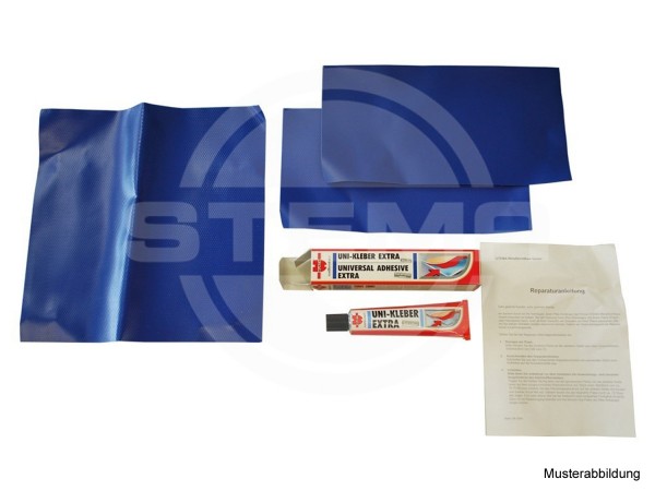 Planenreparaturset in Hellgrau