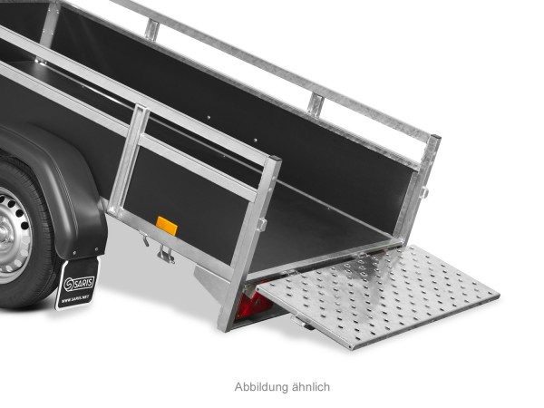 Auffahrklappe (nur in Kombination mit Option “kippbare Ladefläche”)