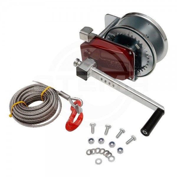 Seilwinde mit 12,5 m Seil WAP 950 A für Carrier XL, Autotransporter & BAUMA