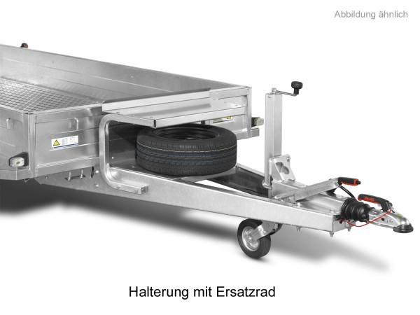 Ersatzrad Black Edition montiert