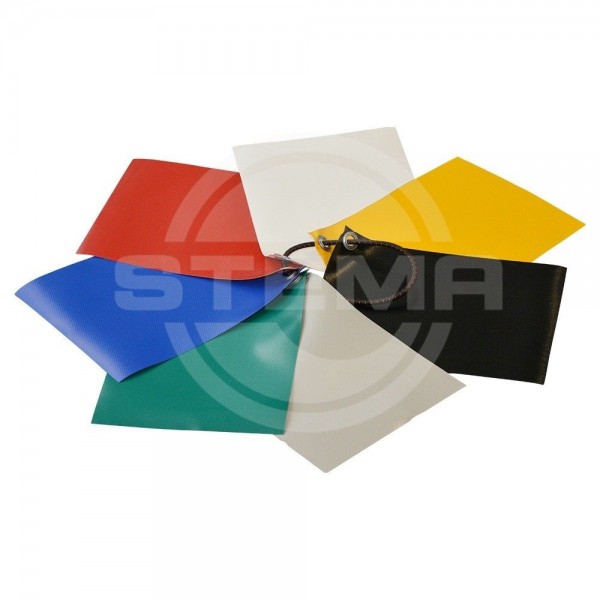 Planenset 185 cm zur Montage auf Plattformanhänger mit 2 - seitlicher Reling